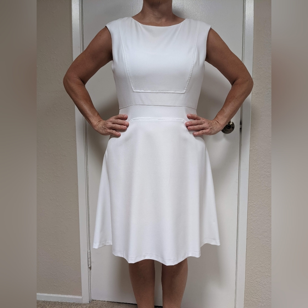 Calvin Klein White Dress Size 12